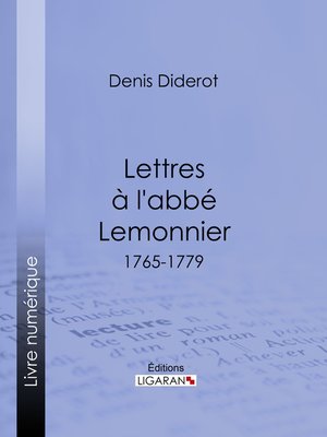 cover image of Lettres à l'abbé Lemonnier